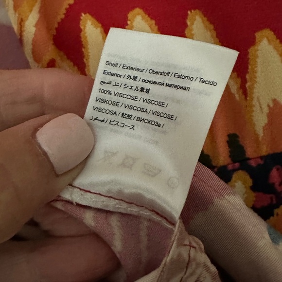 Farm Rio red jumpsuit - Picture 4 of 8